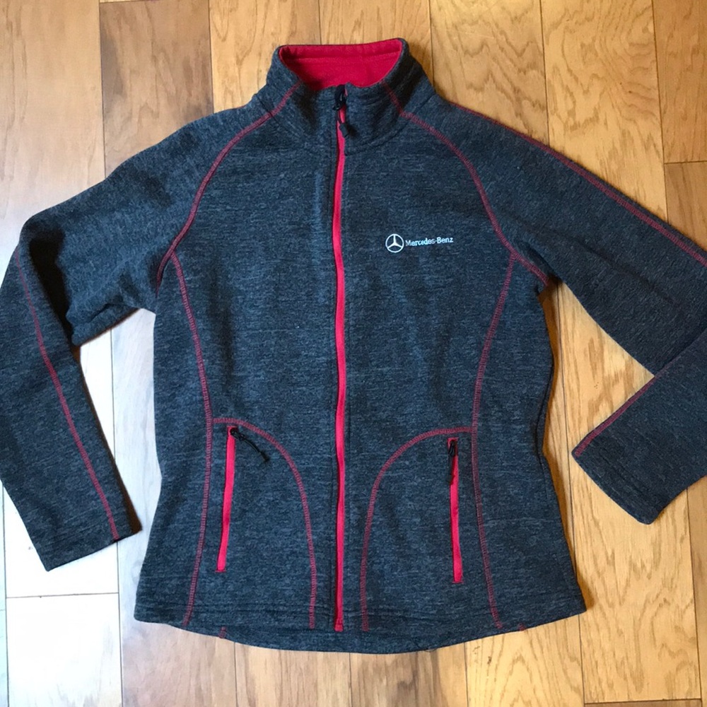 Mercedes Fleece ZIP-Up Jacket. Size Medium